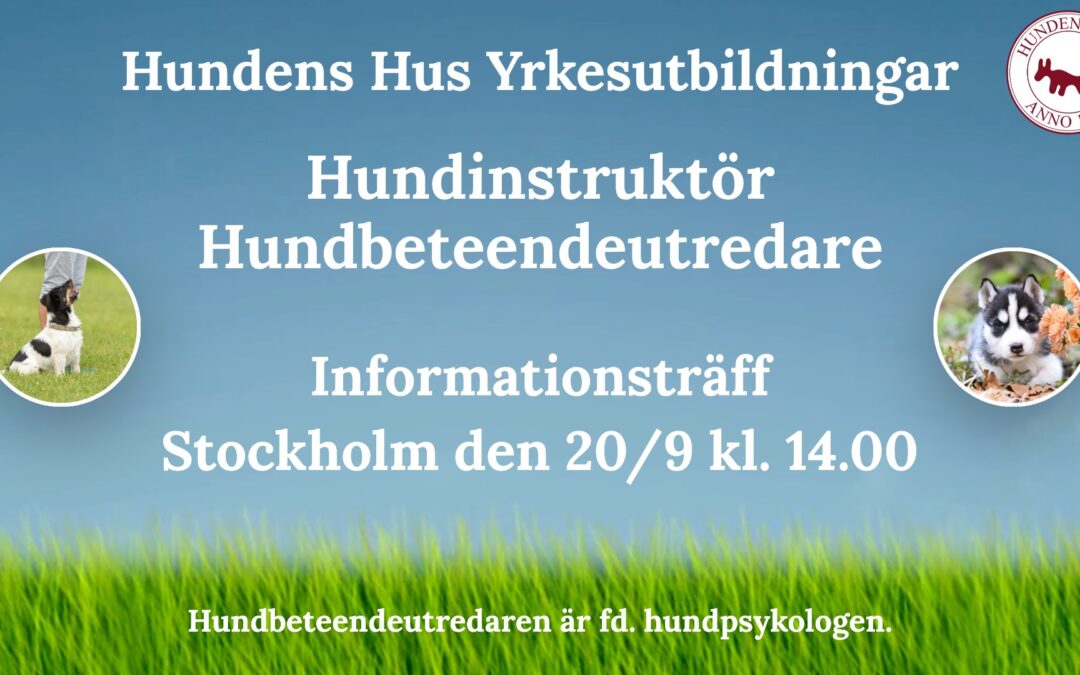 Informationsträff i Åkeshov 20 september 📣